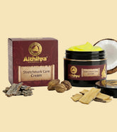 Aithihya Herbals Ayurvedic Stretch Mark Care Cream | Reduces Stretch Marks, Improves Skin Elasticity & Hydration | Herbal Formula for All Skin Types | 50g
