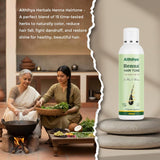 'Aithihya Herbals Henna Hair Tone Ayurvedic Oil 100 ml- gradual hair darkening, provides good sleep and hair growth- Natural, No Chemicals, Pure Ayurveda.