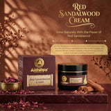 Aithihya Herbals Red Sandalwood Night Repair Cream (Raktha Chandan) – Anti-Aging, Brightening & Pigmentation Control | Reduces Dark Spots, Acne Marks & Tan for Even-Toned Skin | 50g