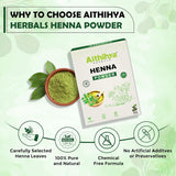 Herbals 100% Pure Natural Henna Powder for Hair – Herbal Henna Leaf Powder for Hair Conditioning, Shine & Natural Hair Color – 50 g