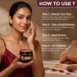 Aithihya Herbals Red Sandalwood Night Repair Cream (Raktha Chandan) – Anti-Aging, Brightening & Pigmentation Control | Reduces Dark Spots, Acne Marks & Tan for Even-Toned Skin | 50g
