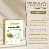 Herbals 100% Pure Bhringraj Leaf Powder for Hair – Natural Ayurvedic Herbal Powder for Hair Care & Conditioning – 50 g