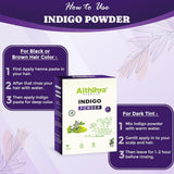 Herbals Indigo Powder Herbal Hair Dye | Pure Indigo Leaf Powder for Natural Black Hair Color | Suitable for Men & Women | No Synthetic Colours | 50g
