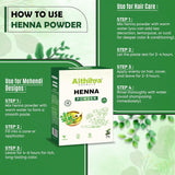 Herbals 100% Pure Natural Henna Powder for Hair – Herbal Henna Leaf Powder for Hair Conditioning, Shine & Natural Hair Color – 50 g