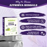 Herbals Indigo Powder Herbal Hair Dye | Pure Indigo Leaf Powder for Natural Black Hair Color | Suitable for Men & Women | No Synthetic Colours | 50g