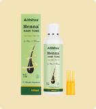 'Aithihya Herbals Henna Hair Tone Ayurvedic Oil 100 ml- gradual hair darkening, provides good sleep and hair growth- Natural, No Chemicals, Pure Ayurveda.